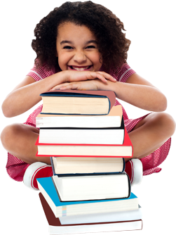 Young student with books